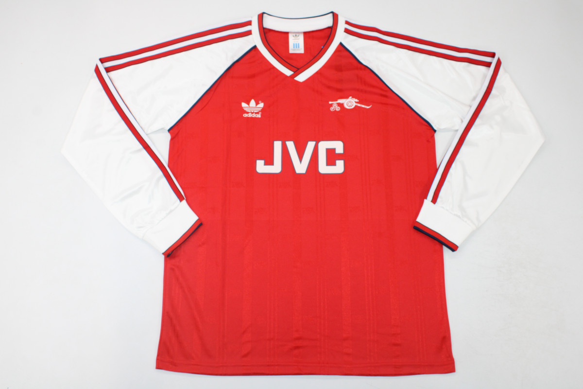 AAA Quality Arsenal 89/90 Home Long Soccer Jersey